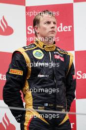 Third placed Kimi Raikkonen (FIN) Lotus F1 Team on the podium. 10.05.2012. Formula 1 World Championship, Rd 5, Spanish Grand Prix, Barcelona, Spain, Race Day