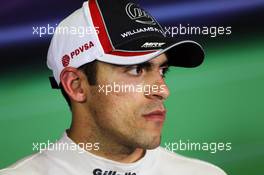 Race winner Pastor Maldonado (VEN) Williams in the FIA Press Conference. 10.05.2012. Formula 1 World Championship, Rd 5, Spanish Grand Prix, Barcelona, Spain, Race Day