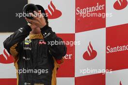 3rd place Kimi Raikkonen, Lotus Renault F1 Team  13.05.2012. Formula 1 World Championship, Rd 5, Spanish Grand Prix, Barcelona, Spain, Race Day
