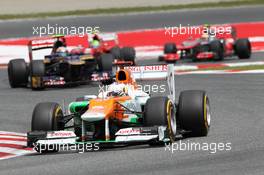 Paul di Resta (GBR) Sahara Force India VJM05. 10.05.2012. Formula 1 World Championship, Rd 5, Spanish Grand Prix, Barcelona, Spain, Race Day