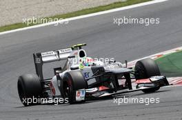 Sergio Perez (MEX) Sauber C31. 10.05.2012. Formula 1 World Championship, Rd 5, Spanish Grand Prix, Barcelona, Spain, Race Day