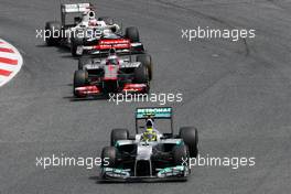 Nico Rosberg (GER) Mercedes AMG F1 W03. 10.05.2012. Formula 1 World Championship, Rd 5, Spanish Grand Prix, Barcelona, Spain, Race Day
