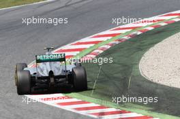 Nico Rosberg (GER) Mercedes AMG F1 W03. 10.05.2012. Formula 1 World Championship, Rd 5, Spanish Grand Prix, Barcelona, Spain, Race Day