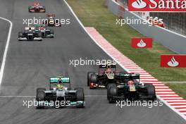 Nico Rosberg (GER), Mercedes GP  13.05.2012. Formula 1 World Championship, Rd 5, Spanish Grand Prix, Barcelona, Spain, Race Day