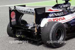 The Williams FW34 of race retiree Bruno Senna (BRA) Williams. 10.05.2012. Formula 1 World Championship, Rd 5, Spanish Grand Prix, Barcelona, Spain, Race Day