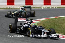 Bruno Senna (BRA) Williams FW34. 10.05.2012. Formula 1 World Championship, Rd 5, Spanish Grand Prix, Barcelona, Spain, Race Day