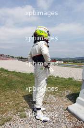 Sergio Perez (MEX) Sauber retired from the race. 10.05.2012. Formula 1 World Championship, Rd 5, Spanish Grand Prix, Barcelona, Spain, Race Day