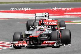 Jenson Button (GBR) McLaren MP4/27. 10.05.2012. Formula 1 World Championship, Rd 5, Spanish Grand Prix, Barcelona, Spain, Race Day