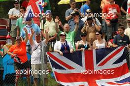 British fans. 10.05.2012. Formula 1 World Championship, Rd 5, Spanish Grand Prix, Barcelona, Spain, Race Day