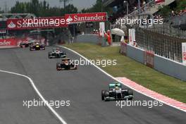 Nico Rosberg (GER), Mercedes GP  13.05.2012. Formula 1 World Championship, Rd 5, Spanish Grand Prix, Barcelona, Spain, Race Day