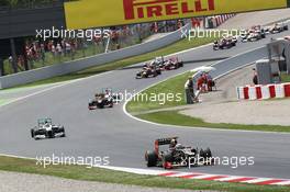 Kimi Raikkonen (FIN) Lotus F1 E20. 10.05.2012. Formula 1 World Championship, Rd 5, Spanish Grand Prix, Barcelona, Spain, Race Day