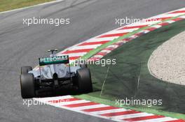 Nico Rosberg (GER) Mercedes AMG F1 W03. 10.05.2012. Formula 1 World Championship, Rd 5, Spanish Grand Prix, Barcelona, Spain, Race Day