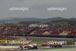Paul di Resta (GBR), Sahara Force India Formula One Team  13.05.2012. Formula 1 World Championship, Rd 5, Spanish Grand Prix, Barcelona, Spain, Race Day