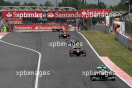 Nico Rosberg (GER), Mercedes GP  13.05.2012. Formula 1 World Championship, Rd 5, Spanish Grand Prix, Barcelona, Spain, Race Day
