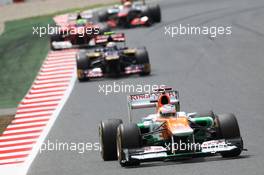 Paul di Resta (GBR) Sahara Force India VJM05. 10.05.2012. Formula 1 World Championship, Rd 5, Spanish Grand Prix, Barcelona, Spain, Race Day