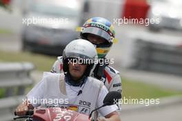 Bruno Senna (BRA) Williams retired from the race and returns to the pits on a moped. 10.05.2012. Formula 1 World Championship, Rd 5, Spanish Grand Prix, Barcelona, Spain, Race Day