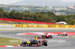 Mark Webber (AUS) Red Bull Racing RB8. 10.05.2012. Formula 1 World Championship, Rd 5, Spanish Grand Prix, Barcelona, Spain, Race Day