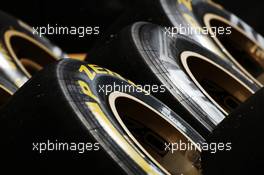 Pirelli tyres. 12.05.2012. Formula 1 World Championship, Rd 5, Spanish Grand Prix, Barcelona, Spain, Qualifying Day