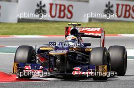 Jean-Eric Vergne (FRA) Scuderia Toro Rosso STR7. 12.05.2012. Formula 1 World Championship, Rd 5, Spanish Grand Prix, Barcelona, Spain, Qualifying Day
