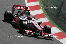 Jenson Button (GBR) McLaren MP4/27. 12.05.2012. Formula 1 World Championship, Rd 5, Spanish Grand Prix, Barcelona, Spain, Qualifying Day