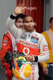 Lewis Hamilton (GBR), McLaren Mercedes gets pole position  12.05.2012. Formula 1 World Championship, Rd 5, Spanish Grand Prix, Barcelona, Spain, Qualifying Day