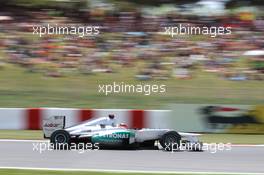 Michael Schumacher (GER) Mercedes AMG F1 W03. 12.05.2012. Formula 1 World Championship, Rd 5, Spanish Grand Prix, Barcelona, Spain, Qualifying Day