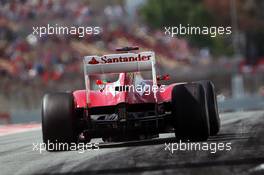 Fernando Alonso (ESP) Ferrari F2012 leaves the pits. 12.05.2012. Formula 1 World Championship, Rd 5, Spanish Grand Prix, Barcelona, Spain, Qualifying Day
