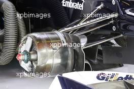 Williams FW34 brake. 12.05.2012. Formula 1 World Championship, Rd 5, Spanish Grand Prix, Barcelona, Spain, Qualifying Day