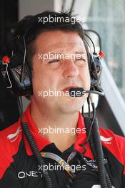 Dave O'Neill (GBR) Marussia F1 Team Manager. 12.05.2012. Formula 1 World Championship, Rd 5, Spanish Grand Prix, Barcelona, Spain, Qualifying Day
