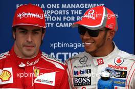 Lewis Hamilton (GBR), McLaren Mercedes and Fernando Alonso (ESP), Scuderia Ferrari  12.05.2012. Formula 1 World Championship, Rd 5, Spanish Grand Prix, Barcelona, Spain, Qualifying Day