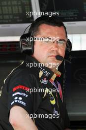 Eric Boullier (FRA) Lotus F1 Team Principal. 12.05.2012. Formula 1 World Championship, Rd 5, Spanish Grand Prix, Barcelona, Spain, Qualifying Day