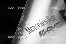 Mercedes AMG F1 W03 engine cover. 10.05.2012. Formula 1 World Championship, Rd 5, Spanish Grand Prix, Barcelona, Spain, Race Day