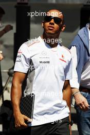 Lewis Hamilton (GBR) McLaren. 10.05.2012. Formula 1 World Championship, Rd 5, Spanish Grand Prix, Barcelona, Spain, Preparation Day