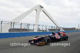 Jean-Eric Vergne (FRA) Scuderia Toro Rosso STR7. 22.06.2012. Formula 1 World Championship, Rd 8, European Grand Prix, Valencia, Spain, Practice Day