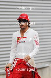 Fernando Alonso (ESP) Ferrari. 22.06.2012. Formula 1 World Championship, Rd 8, European Grand Prix, Valencia, Spain, Practice Day