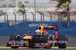 Sebastian Vettel (GER) Red Bull Racing RB8. 22.06.2012. Formula 1 World Championship, Rd 8, European Grand Prix, Valencia, Spain, Practice Day