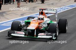 Paul di Resta (GBR) Sahara Force India VJM05. 22.06.2012. Formula 1 World Championship, Rd 8, European Grand Prix, Valencia, Spain, Practice Day