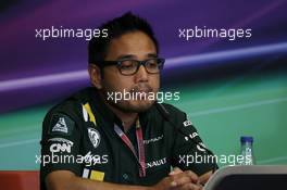 Riad Asmat (MAL) Caterham F1 Chief Executive Officer in the FIA Press Conference. 22.06.2012. Formula 1 World Championship, Rd 8, European Grand Prix, Valencia, Spain, Practice Day