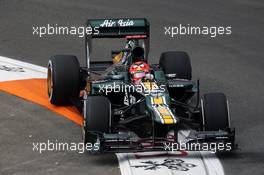 Heikki Kovalainen (FIN) Caterham CT01. 22.06.2012. Formula 1 World Championship, Rd 8, European Grand Prix, Valencia, Spain, Practice Day