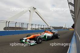 Jules Bianchi (FRA) Sahara Force India F1 Team VJM05 Third Driver. 22.06.2012. Formula 1 World Championship, Rd 8, European Grand Prix, Valencia, Spain, Practice Day