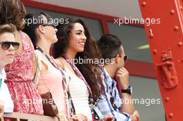 Women above the pits. 22.06.2012. Formula 1 World Championship, Rd 8, European Grand Prix, Valencia, Spain, Practice Day