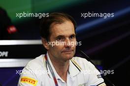 Luis Perez-Sala (ESP) HRT Formula One Team, Team Prinicpal in the FIA Press Conference. 22.06.2012. Formula 1 World Championship, Rd 8, European Grand Prix, Valencia, Spain, Practice Day