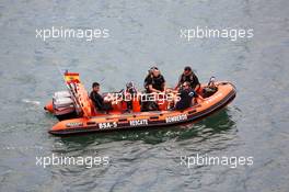 Rescue boat in the harbour. 22.06.2012. Formula 1 World Championship, Rd 8, European Grand Prix, Valencia, Spain, Practice Day