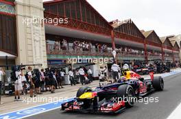 Mark Webber (AUS) Red Bull Racing RB8. 22.06.2012. Formula 1 World Championship, Rd 8, European Grand Prix, Valencia, Spain, Practice Day