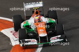 Jules Bianchi (FRA) Sahara Force India F1 Team VJM05 Third Driver. 22.06.2012. Formula 1 World Championship, Rd 8, European Grand Prix, Valencia, Spain, Practice Day