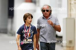 Jacques Laffite (FRA). 22.06.2012. Formula 1 World Championship, Rd 8, European Grand Prix, Valencia, Spain, Practice Day