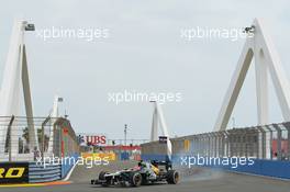 Heikki Kovalainen (FIN) Caterham CT01. 22.06.2012. Formula 1 World Championship, Rd 8, European Grand Prix, Valencia, Spain, Practice Day