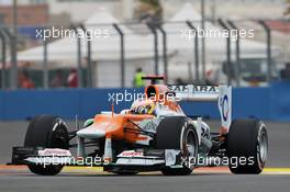 Paul di Resta (GBR) Sahara Force India VJM05. 22.06.2012. Formula 1 World Championship, Rd 8, European Grand Prix, Valencia, Spain, Practice Day