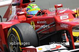Felipe Massa (BRA) Ferrari F2012. 22.06.2012. Formula 1 World Championship, Rd 8, European Grand Prix, Valencia, Spain, Practice Day