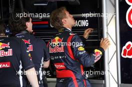 Sebastian Vettel (GER) Red Bull Racing. 22.06.2012. Formula 1 World Championship, Rd 8, European Grand Prix, Valencia, Spain, Pactice Day